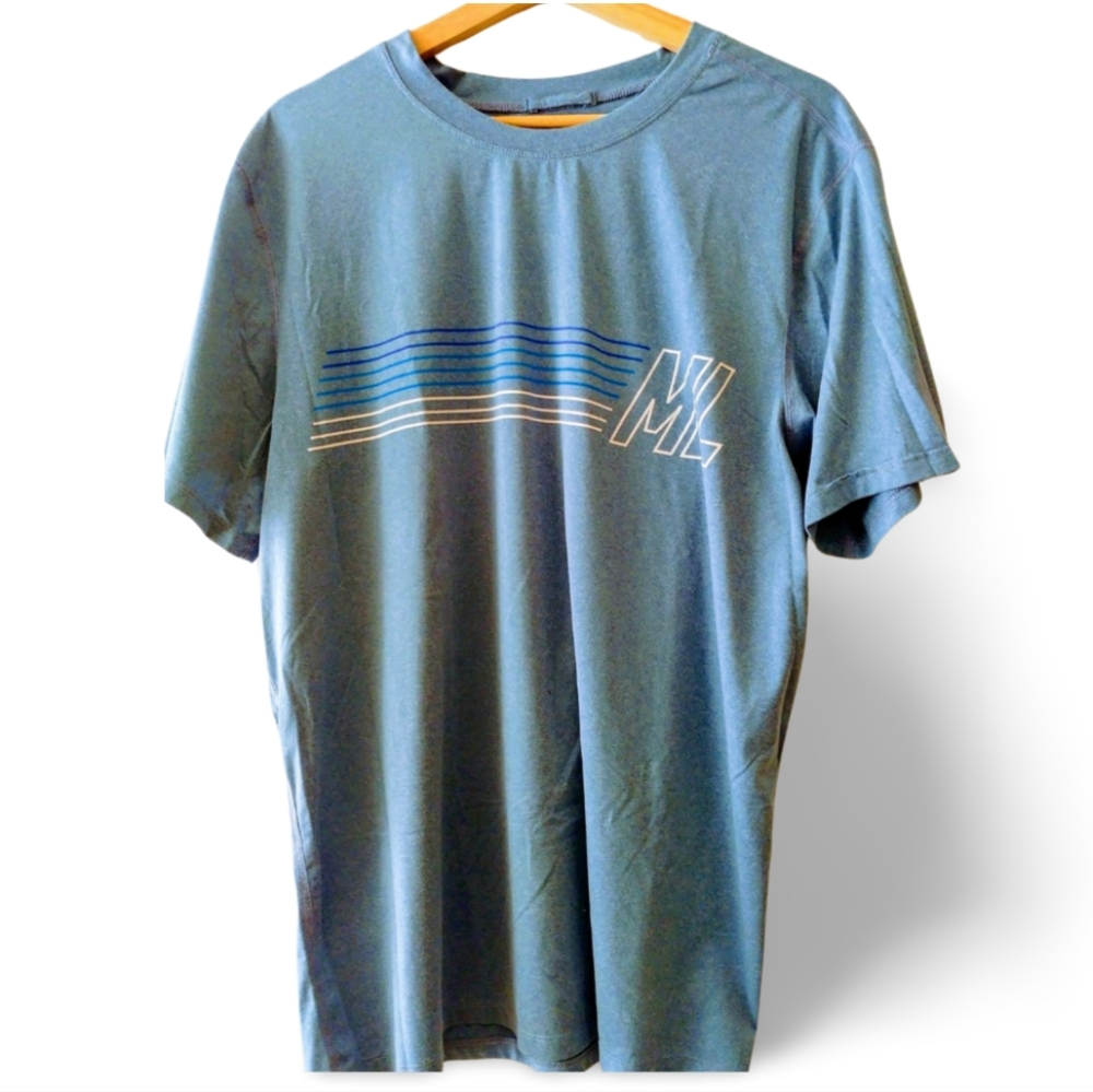 Vintage Look Blue Short Sleeved T-Shirt, L